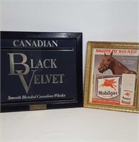 Black Velvet & Mobilgas Art