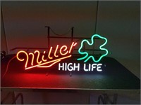 Miller High Life Shamrock Neon Sign