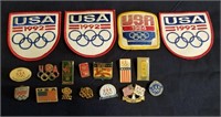 Vintage Collectible Olympics Patches & Pins