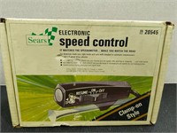 Sears Electronic Speed Control