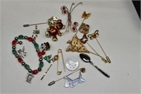 14 Jewelry Items Most Pins Many X-Mas