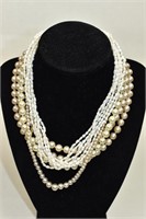 4 Strands of Pearls Some Freshwater