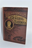 Antique Book:  1891 Life Deed General Sherman
