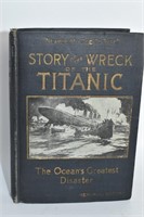 Antique Book:  1912 Story of the Wreck of Titanic