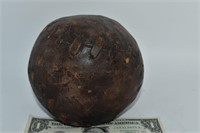 Antique Leather Stitched Small HEAVY Ball