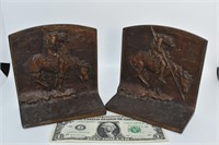 Antique Southwest Indian End of Trail Bookends