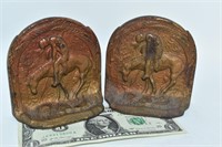 Vintage End of Trail Southwest Indian Bookends