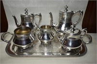 Vintage Silver Plate AWESOME Tea/Coffee Service