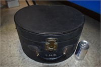Vintage Heavy Duty Travel Hat Box