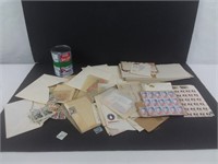 Enveloppes de timbres oblitérés