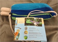BLUE/GREEN HAMMOCK IN A BAG BY BLISS*NEW