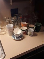 Glasses and cups