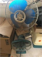 Two fans ,both work