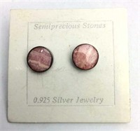 Semi-Precious Stones Sterling Earrings