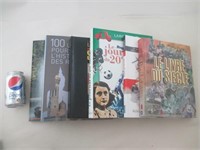 6 livres d'Histoire grand format, en français