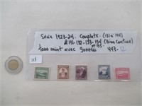 Série 1923-24 Complète (131-144) TN  Mint avec gum