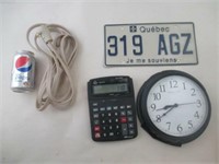 Divers: Horloge STERLING & NOBLE, Calculatrice et+
