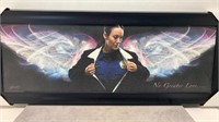 12X36 SIGNED/NO GREATER LOVE