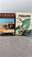 2-1975 BOOKCASE GAMES 1972 FRANCE 1940-1975 TOBRUK