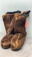 MADE IN ITALY SEAL SKIN LOTTO UNUSED BOOTS SZ. 11