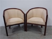 Set Of Barrel Chairs