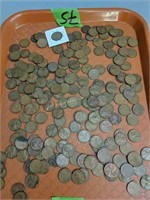 Collection Of S Wheat Pennies
