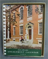 1955 Delaware Engagement Calendar New Old Stock