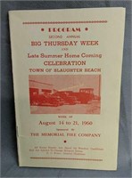 1960 Big Thursday Week Town Of Slaughter Beach