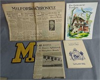 1946 Milford Chronicle Newspaper, 1964 Delaware