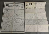 2 Milford Delaware Maps. Marvel Agency, Billings