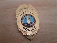 CITY OF HIALEAH FLORIDA POLICE BADGE