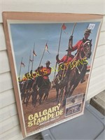 1973 CALGARY STAMPEDE POSTER 34" X 22.75"