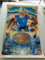 1998 CALGARY STAMPEDE POSTER 34" X 22.75"