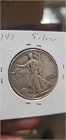 1943 standing half dollar