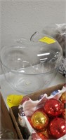 Glass apple jar