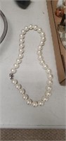 Pearl necklace pretty heavy