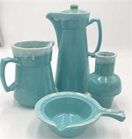 4 pc Hull Crestone Pottery