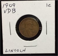 1909 VDB Lincoln One Cent Coin