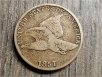1857 U.S. Flying Eagle Penny