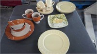 Tan Plate Mug Set