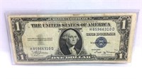 1935-B One Dollar Silver Certificate Bill