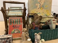 Large Lot of Folk Art and Small Collectables