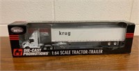 1:64 Scale Die cast Krug Tractor Trailer