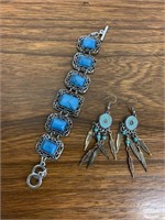 Fine Mexican Blue Stone Jewelry