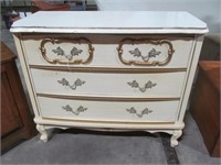 French Provincial 3 drawer chest