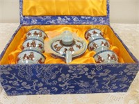 Asian tea set in box