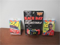 Jeff Gordon Playing Cards and Collector Car