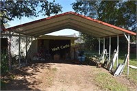 Carport Approx. 20' Long and 20' Wide10' To