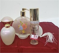 3 Perfume Bottles