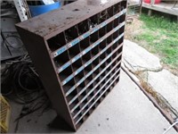 Bolt Bin 34 x 12 x 42 w/ Some Nuts & Bolts